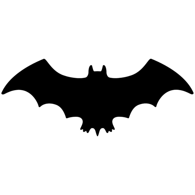 Hester & Cook | Die Cut Bat Placemat featuring a black bat silhouette, ideal for Halloween-themed table settings from Athens Cooks kitchen store.