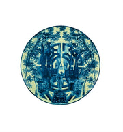 Vista Alegre | The Meaning Charger Plate features a symmetrical, mandala-like design blending natural tree motifs with geometric forms, ideal for a curated dining experience.