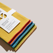 Atelier Saucier | The Toucan Napkins Set of 4: A close-up of vibrant napkins, ideal for adding a tropical flair to any table setting.