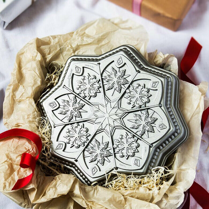 Nordic Ware | Sweet Snowflakes Shortbread Pan.