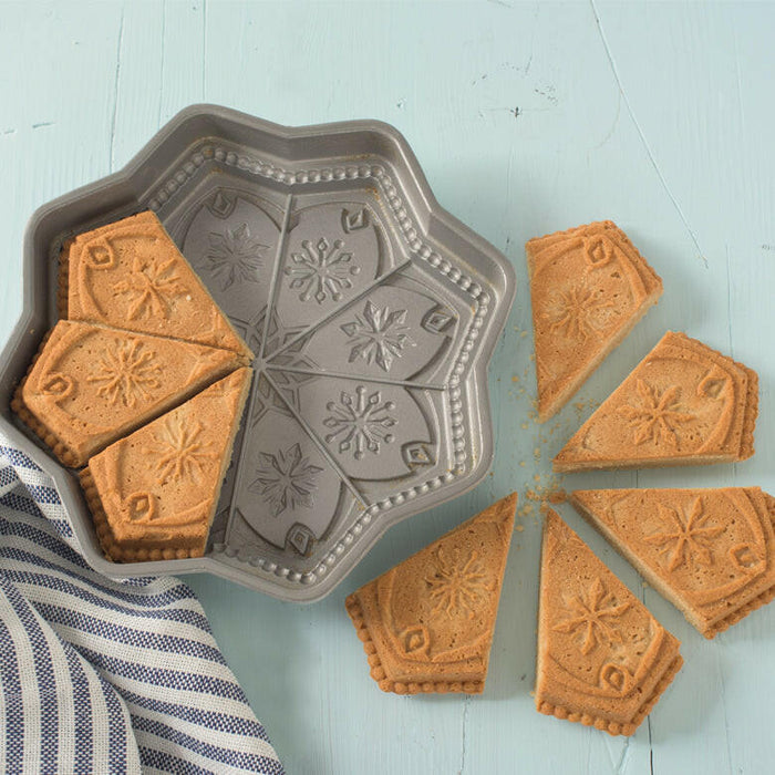 Nordic Ware | Sweet Snowflakes Shortbread Pan.