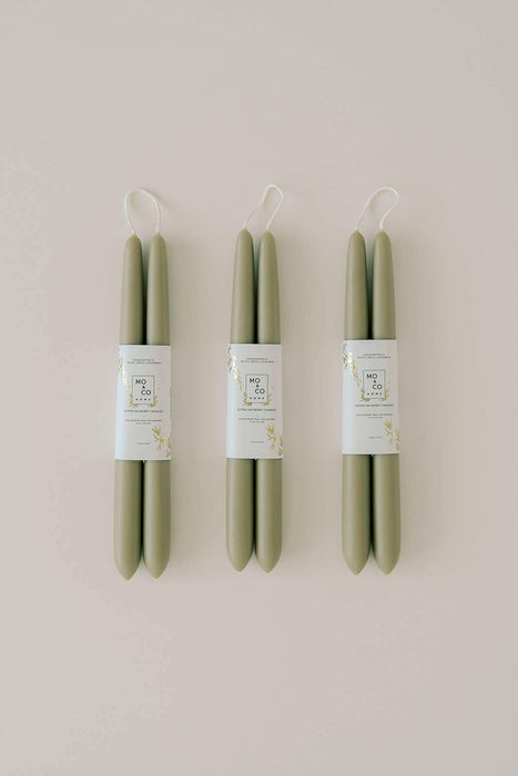 Mo&Co | Limited Edition! Bayberry Dipped Taper Candles