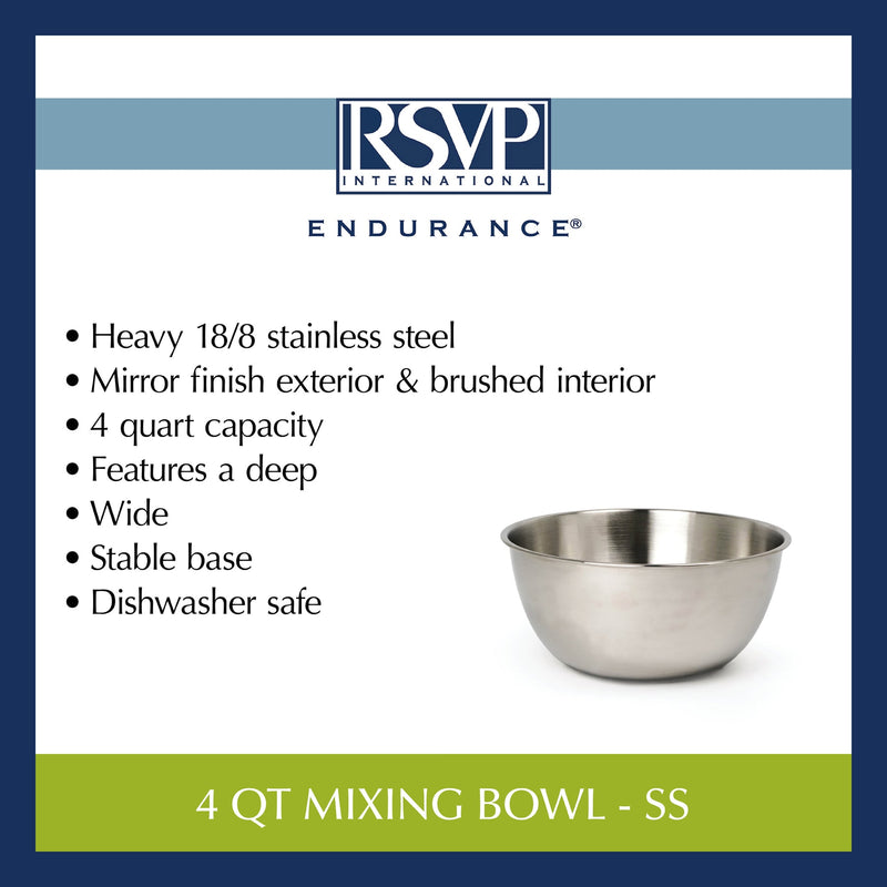 RSVP | Mixing Bowl, 4 Qt