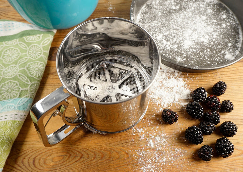 RSVP | Triple Mesh Flour Sifter, 5 Cup