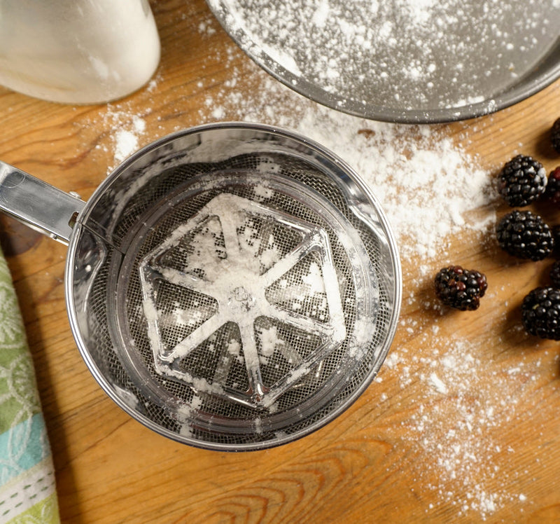 RSVP | Triple Mesh Flour Sifter, 5 Cup