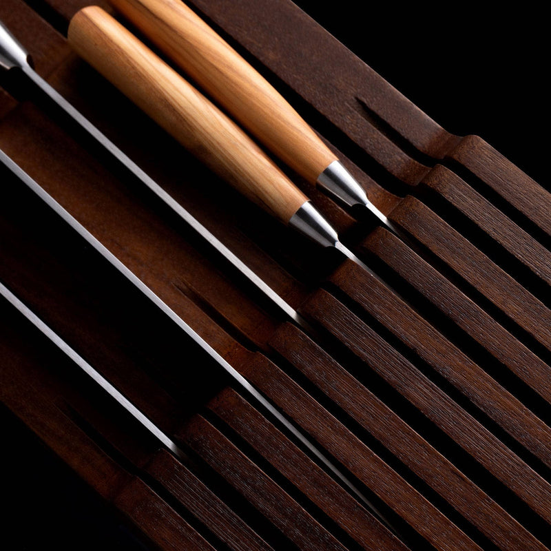 Messermeister | Acacia In-Drawer Knife Holder, 11 Slot