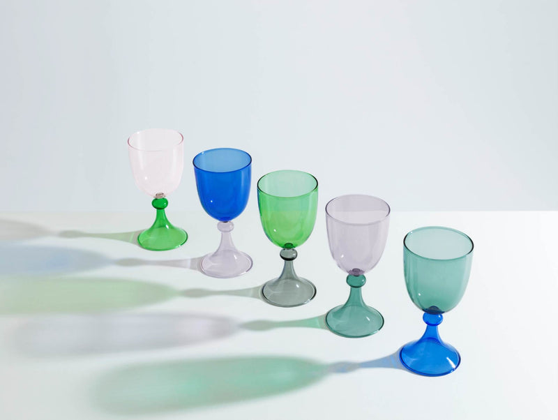Ichendorf | Tamigi Goblet, Petrol/Light Blue, 10.1 oz