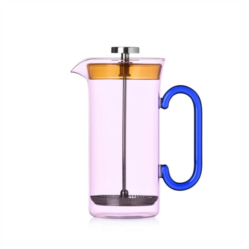 Ichendorf | Clarinette Large French Press, Yellow/Pink/Blue, 900ml