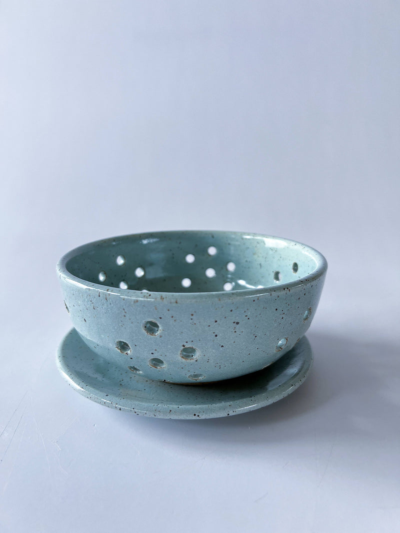 RachaelPots - Small Berry Bowl With Dish: Sage