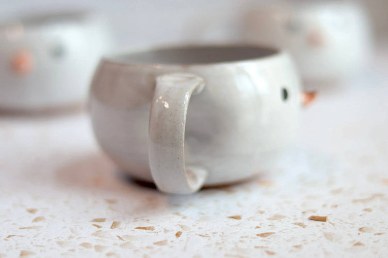 Gravesco| Snowman Handmade Coffee Mug Christmas Winter Pottery 