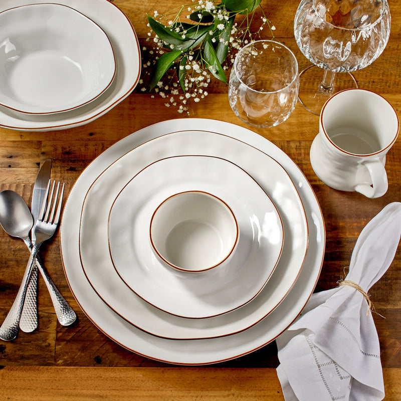 Skyros Designs | Cantaria Coupe Dinner Plate, White
