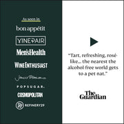 Three Spirit | Blurred Vines Spark, 3 Bottles: A non-alcoholic, sparkling elixir featured by top outlets, offers energizing, tart, rosé-like flavors. Featured in The Guardian.