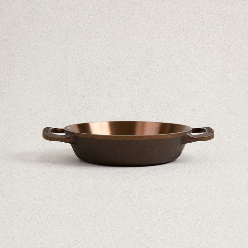 Smithey | No. 6 Dual Handle Skillet, a versatile kitchenware piece from Athens Cooks, perfect for frying and sautéing, featuring sturdy dual handles for easy maneuverability.