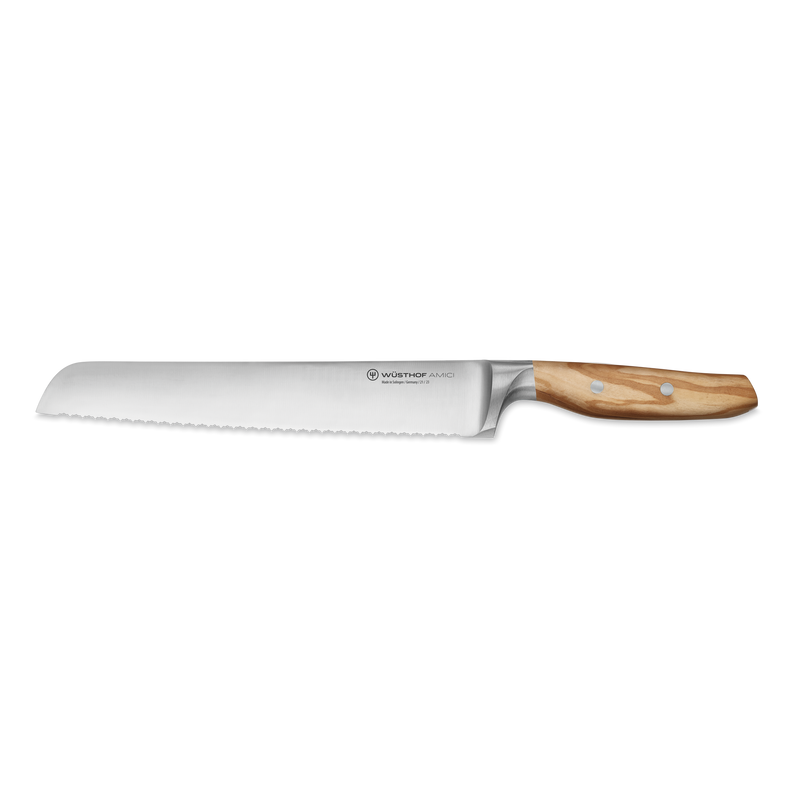 Wüsthof | Amici Double Serrated Bread Knife, 9 inches