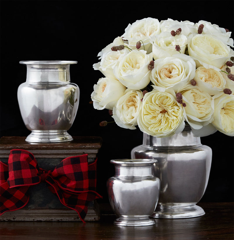 Match | Pewter Rimmed Vase, Petite