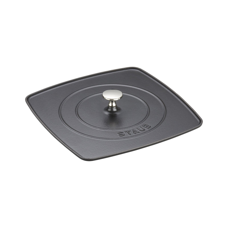Staub | Cast Iron Square Grill Press - Black