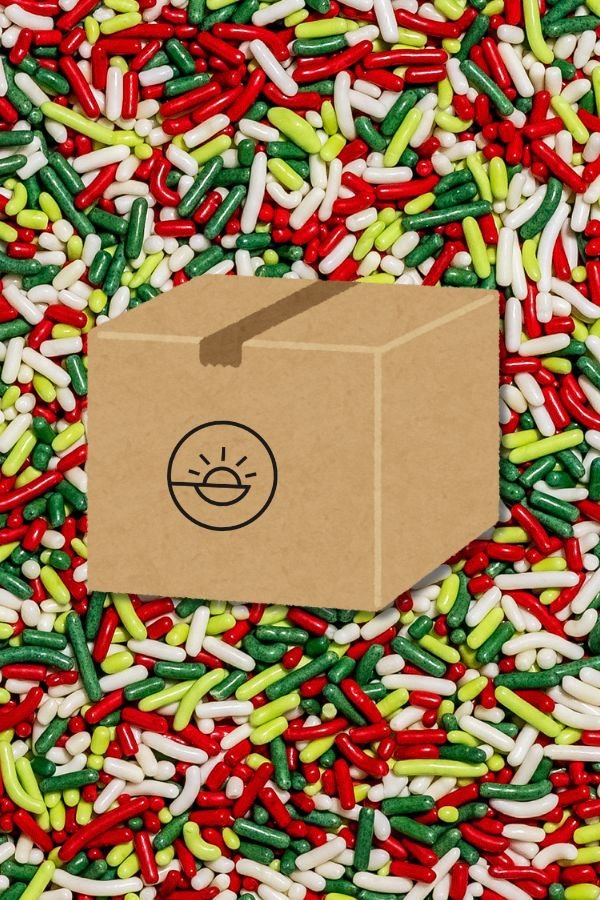 Supernatural | Dye-Free Christmas Softies Sprinkles