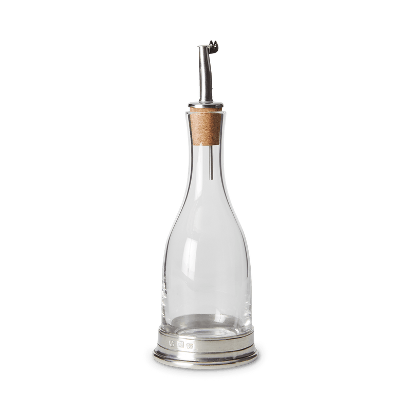 Match | Pewter Cruet + Cork Dispenser