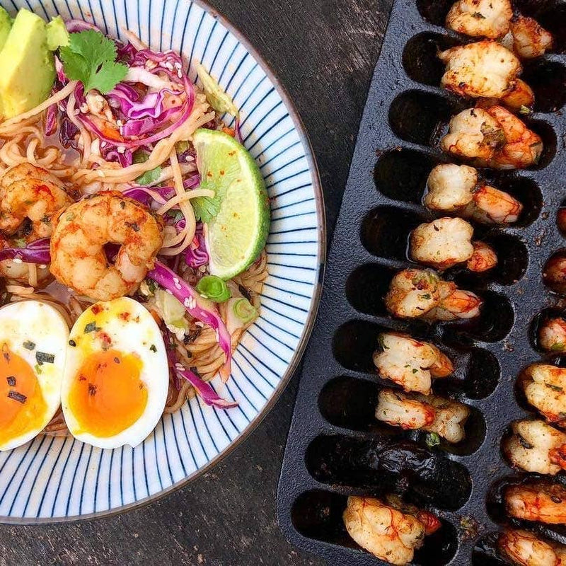 Outset | Cast Iron Shrimp Pan
