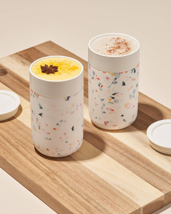 W&P | Ceramic Reusable Coffee Mug 16oz: Charcoal