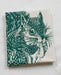 Hearth and Harrow - Organic Cotton Squirrel Tea Towel in Green -Woodland Animal.