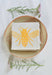 Hearth and Harrow - Set of 4 Organic Cotton Honeybee Napkins - Yellow - Bees.