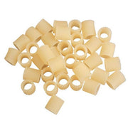 Zia Pia - Gluten Free Ditaloni Rigati by La Fabbrica della Pasta, showcasing small tubular pasta ideal for soups and dishes, crafted in a dedicated gluten-free facility.