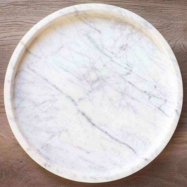 Marble Grande Round Tray.