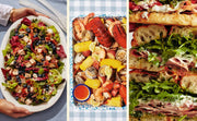 Wishbone Kitchen Cookbook by Penguin Random House LLC: Features recipes like Blueberry BBQ Grilled Chicken Salad, seafood boil, and Italian sandwiches, embodying unfussy, elegant cooking.