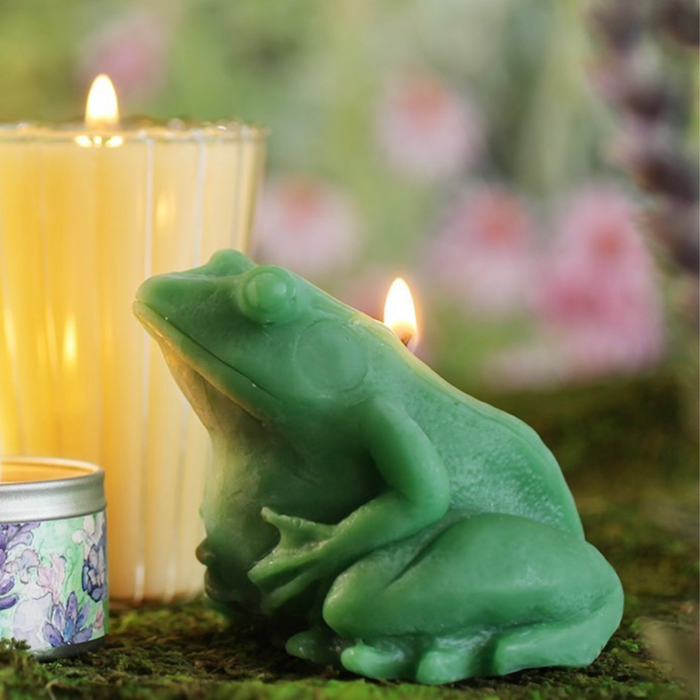 Big Dipper Wax Works | Beeswax Frog Candle