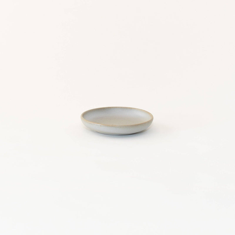 Sarah Kersten - Olive Dish: Basin Collection: Pacific White, a small, versatile, elegant round plate ideal for serving olives or bread, 6 diameter, part of Athens Cooks' curated kitchenware.