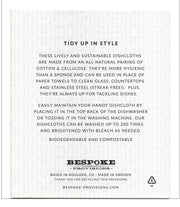 Bespoke Provisions - Peach Flower Swedish Dishcloth.