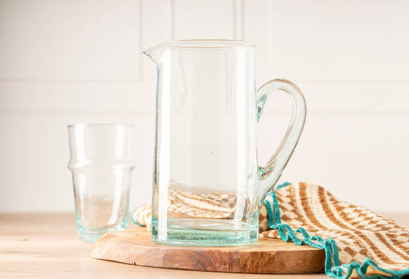 Moroccan Cone Jug, Clear