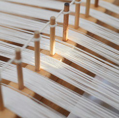 Chilewich | Mini Basketweave Round Placemat, Cinnamon