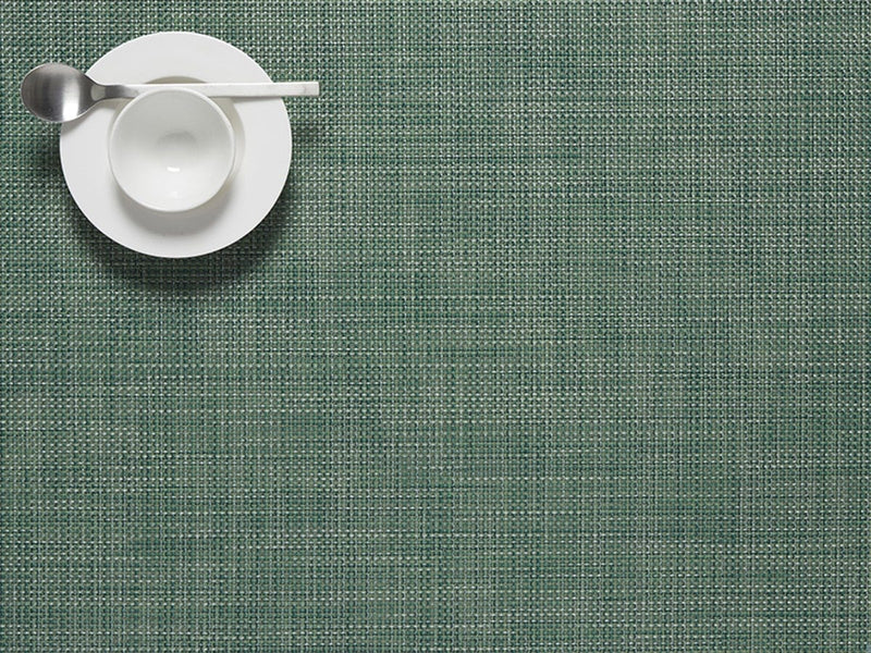 Chilewich | Mini Basketweave Rectangle Placemats - Ivy