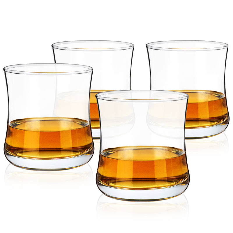 Handblown Mexican DOF Glasses, Set of 4