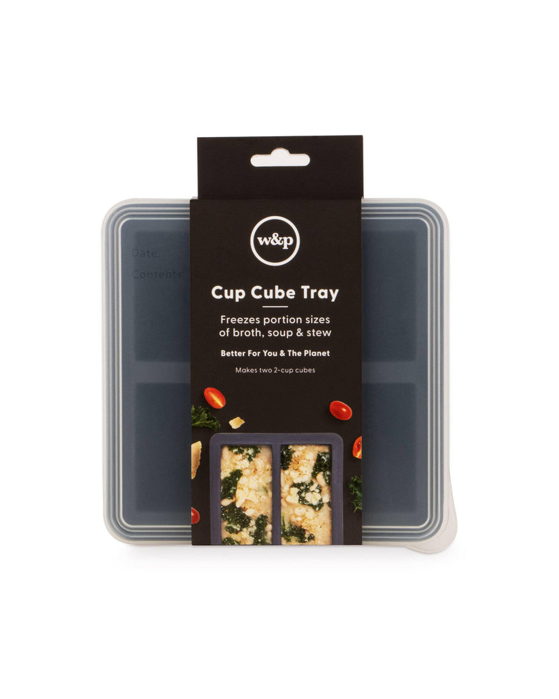W&P | Cup Cube Silicone Food Storage Meal Prep.
