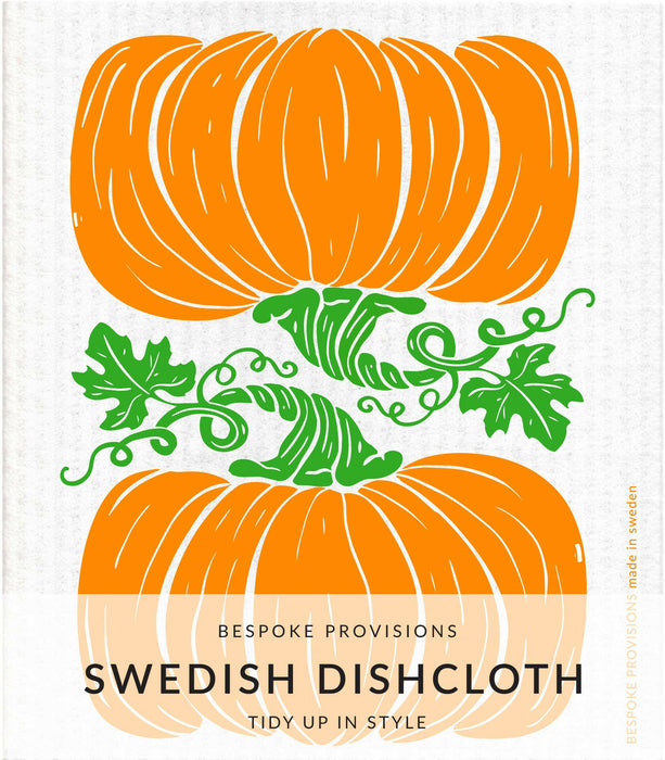 Bespoke Provisions - Pumpkins  Swedish Dishcloth.