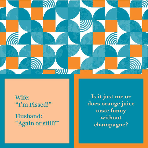 Drinks on Me - NAPKIN Pissed: Double-sided cocktail napkin featuring humorous one-liners, ideal for parties and gifts. Perfect for adding laughter to any event.