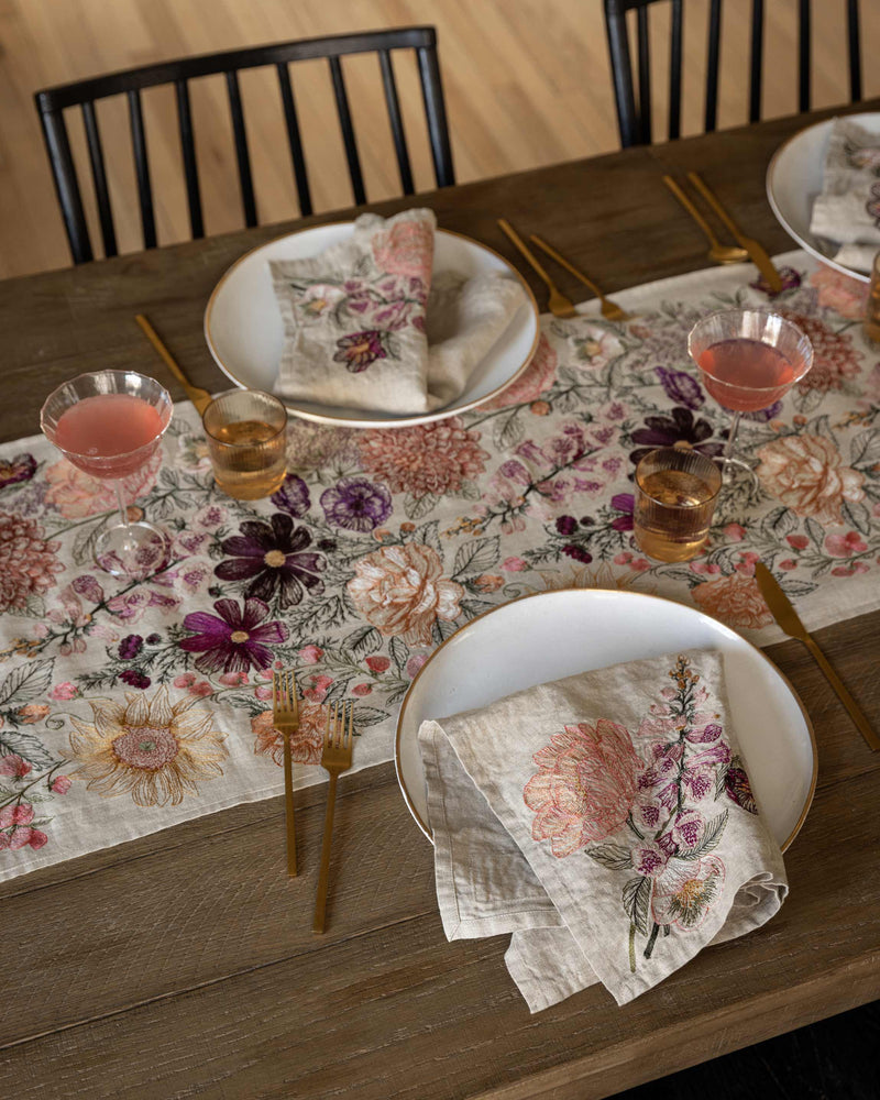 Coral & Tusk | Paradise Garden Table Runner, 91" × 18"