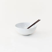 Sarah Kersten - Ramen Bowl: Quail Egg, featuring chopsticks inside, ideal for noodles or salads. Crafted for versatile kitchen use, as curated by Athens Cooks.