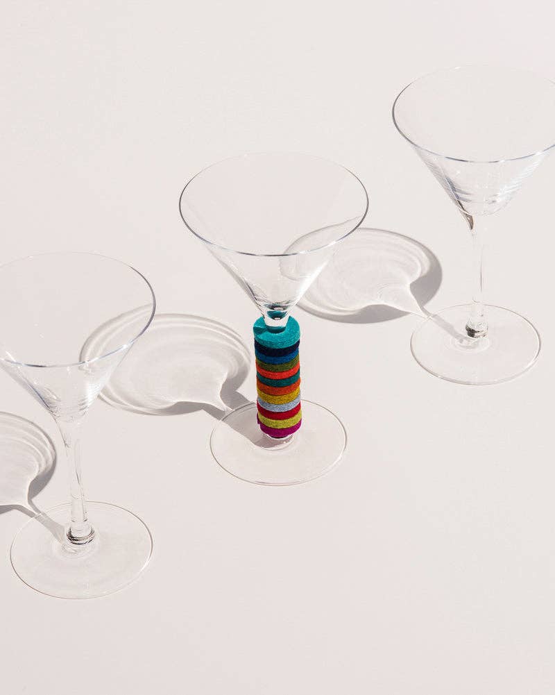 Graf Lantz | Wine-O's Merino Wool Felt Round Wine Markers