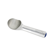 Zeroll | Ice Cream Scoops - 2.5 oz Scoop - Aluminum, featuring a silver scoop with a blue handle, designed for efficient, smooth ice cream scooping.