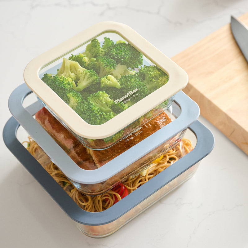 PlanetBox | Glass Food Storage Containers, Small Square
