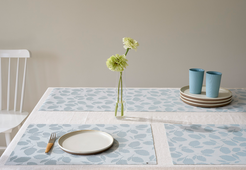 Chilewich | Heathered Shag Mats - Cornflower - 36" x 60"