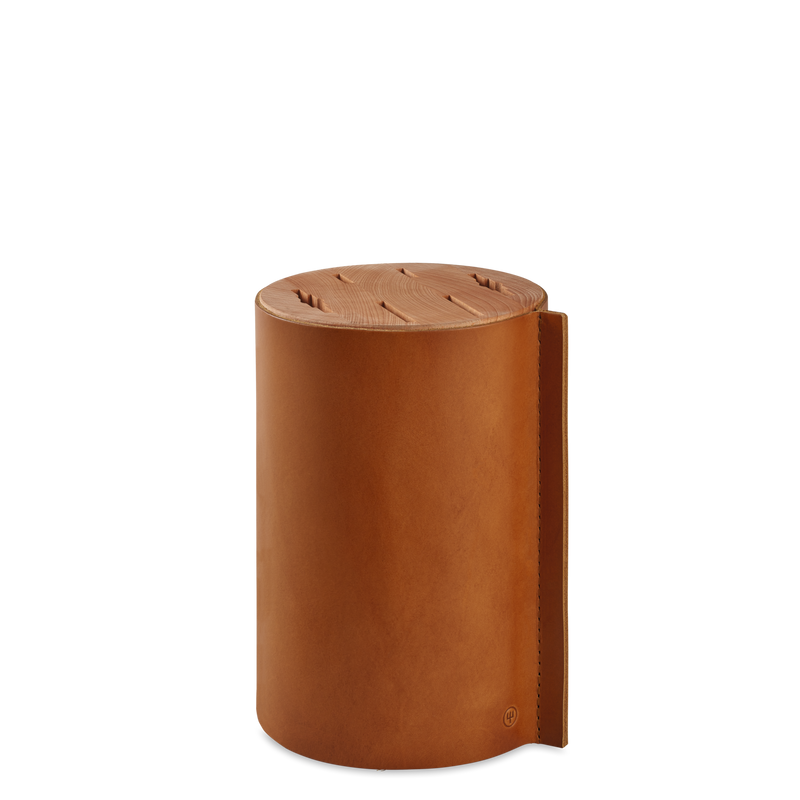 Wüsthof | 6-Slot Block, Beech with Leather