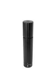Peugeot Preserve Duo - Black, a sleek black cylindrical container designed for preserving spices or herbs, ideal for modern kitchen storage.