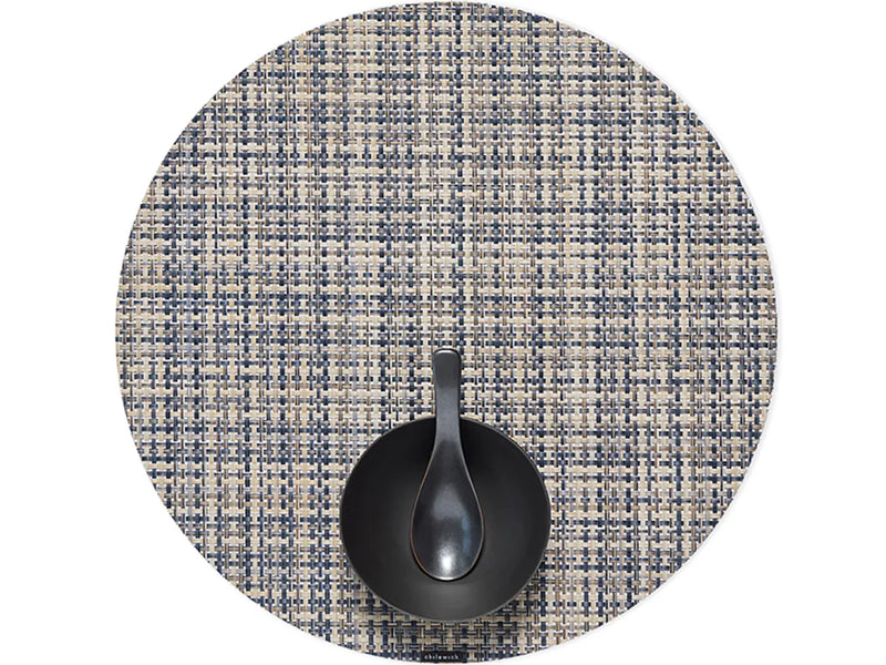 Chilewich | Basketweave Round Placemats - Denim