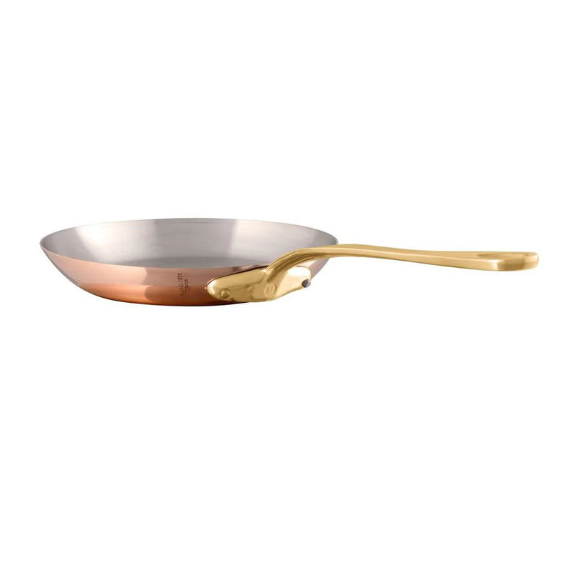 Mauviel | M'Heritage M'200 B, 8" Frying Pan With Brass Handle