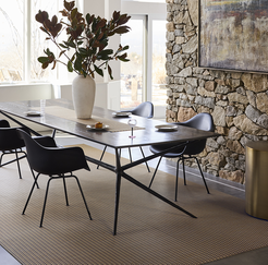 Chilewich | Bolt Stripe Shag Mats, Honey, 2' x 3'